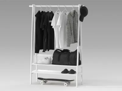  Clothes on Rack 