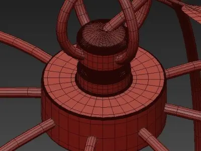 Uttermost Sabina 3 Light Pendant 3D model