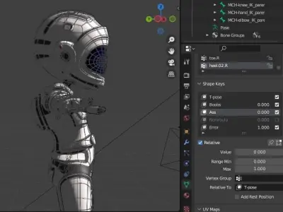  3D Chibi Astronaut - Customizable rigged Model Male or Female Low-poly 3D model
