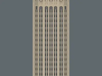 Tribune Tower 3D print model