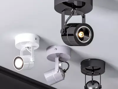 LED Strahler SPOT 79 dreh und schwenkbar 3D model