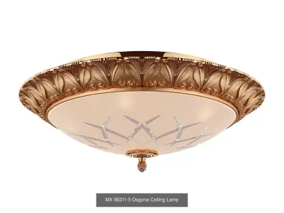 98311 Osgona Collection of Retro Ceiling Lamps 3D Model Pack