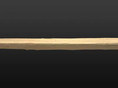 Wood Beam 08 3D model