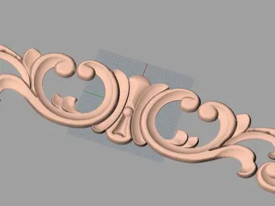 3D carved model furniture 3D design used for artcam aspire E822 3D model