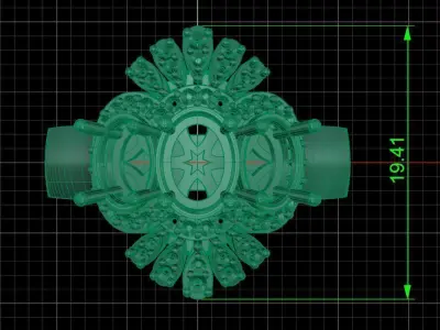 Jewelry ring 169 3D print model