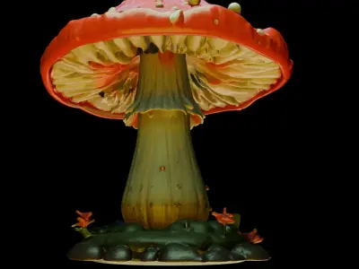 Mushroom 3 3D print model
