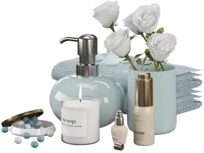 bathroom-accessories-set-3 3D model