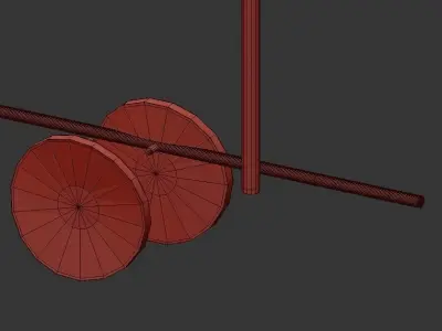 Recommend light fixture with three circles hanging from ceiling 3D model