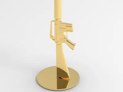 Lounge Gun Lamp 3D model