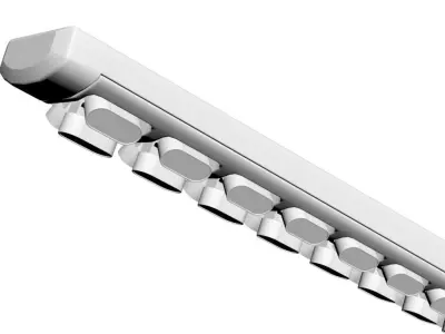 Modern street lamp 3D model