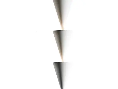 Michael Anastassiades Peak Up Pendant Lamps 3D model