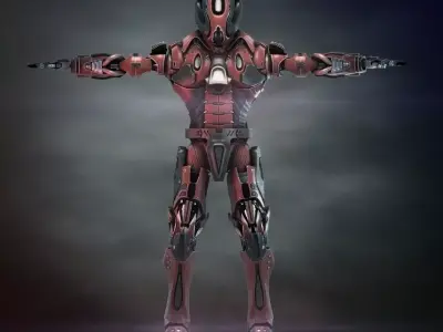 Army robot prototype 3D model