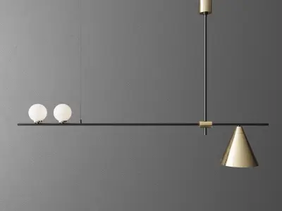 CRANE Pendant light by Aromas del Campo 3D model