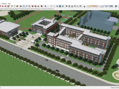 Sketchup High school or College 230 3D model