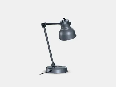 HEKTAR desk lamp with charging function Low-poly 3D model