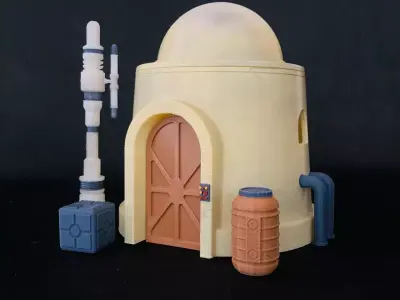 Tatooine Building Diorama 3 3D print model