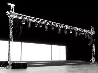 Detail Concert Stage Model 3D model