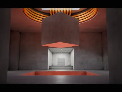 VR Room  Low-poly 3D model