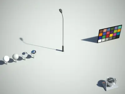 Street Light Low-poly 3D model