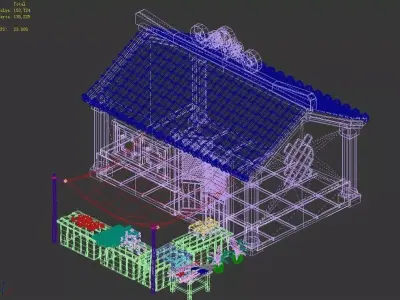 Commercial Building - Grocery Store 32 3D model
