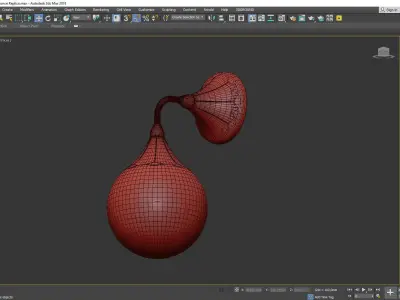 Piper Sconce Low-poly 3D model