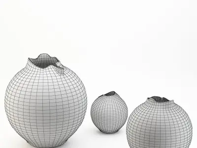 Arteriors Lame Vases 3D model