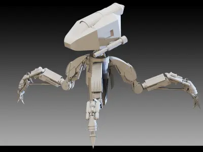 5 War Robots-Vol 04- High detail 3d models Low-poly 3D model
