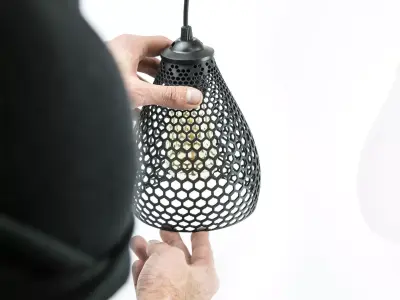 PARAMETRIC ILLUMION SHADE 3D print model