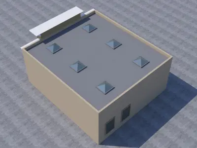 American Store Market 3D model