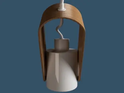 Pendant Lighting Low-poly 3D model