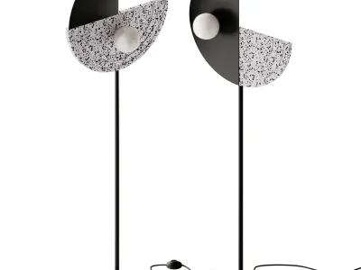 Robin Regina Side Floor Lamp 3D model