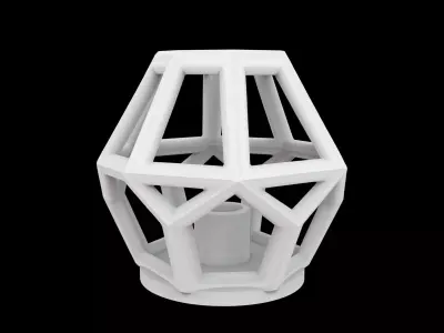 Tree Branch Lamp Holder 3D Print Model 3D print model