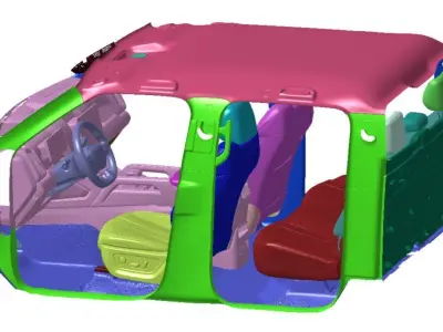 BYD Shark 2025 Vehicle 3d scan model  3D model