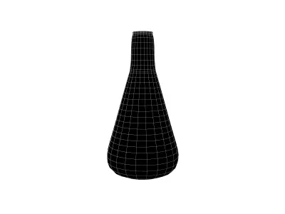 Laboratory Bottle v2 002 Low-poly 3D model