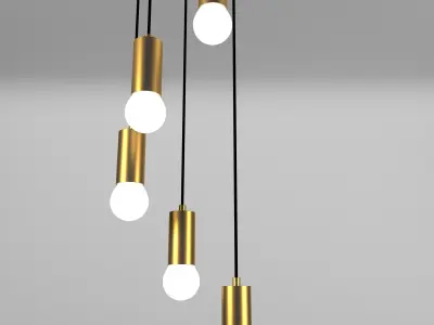 Channing Pendant light 3D model