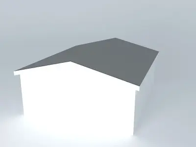 Decochalet 2015 Double garage 600x600, sectional door Free 3D model