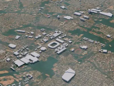 Manaus - Brazil 3D model