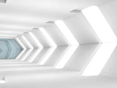 Sci Fi Tunnel 3D model