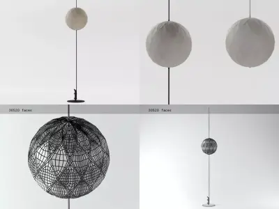 Napoleon by the Nile Floor Lamp 3D model