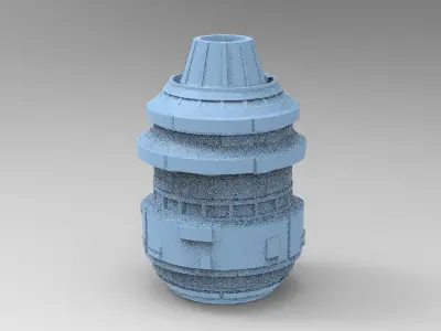 Moon base prop 1 3D model