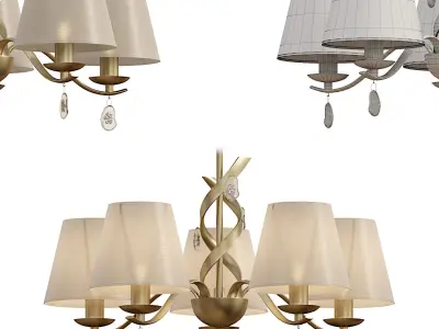 Freya Monique chandelier 3D model