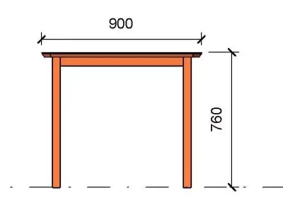 Habitat Callan Extend Walnut Dining Table  3D model