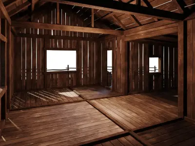 Old House 29 PBR 4K GameReady Low-poly 3D model