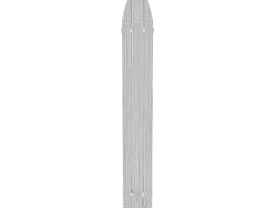 Skyscraper dubai Low-poly 3D model