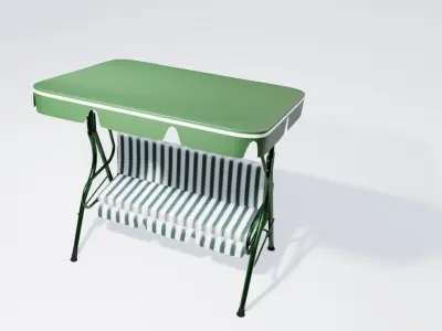 garden swing 3D model