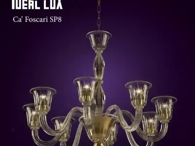Ideal Lux Ca Foscari SP 8 SP 6 3D model