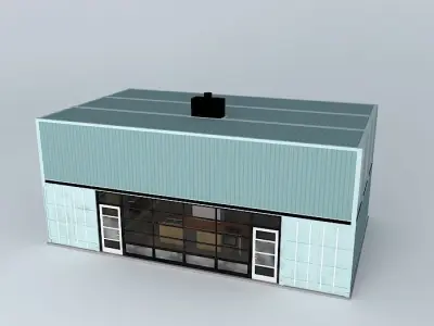 House container Free 3D model