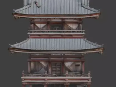 Stylized Jade Pogda 3D Character V03 Low-poly 3D model