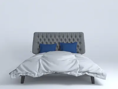 Bed set 3D model