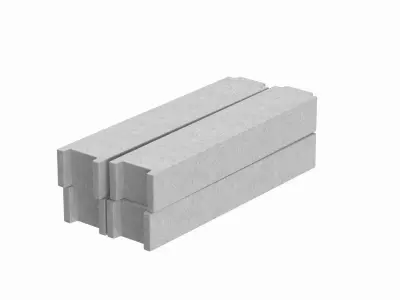 Concrete Blocks 3D model buy